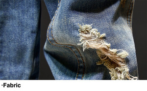 Veste en jean très demandée pour un style streetwear décontracté, design unisexe, construction robuste, idéale pour le quotidien et la mode en gros. - Product Image 6