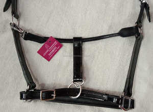 HOSRE licou en cuir composé de haute qualité avec un couvre-chef à rembourrage doux - Product Image 5