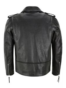 Fashionable Custom Collar Windbreaker Riding <b>Jacket</b> for Men and Women Zip Style <b>Leather</b> Coat <b>Long</b> Sleeve Slim Fit <b>Leather</b> <b>Jacket</b> - Product Image 2