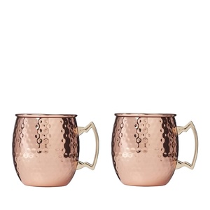 Fabulosa Taza Moscow Mule de Cobre Sólido con Diseño Elegante y Asa de Latón, en Cantidad al por Mayor - Product Image 1