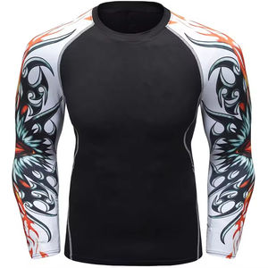 Camiseta de Protección Solar Rash Vest para Surf, Camiseta de Compresión para Hombre con Protección Solar UPF 50, Rashguard para Hombre - Product Image 4