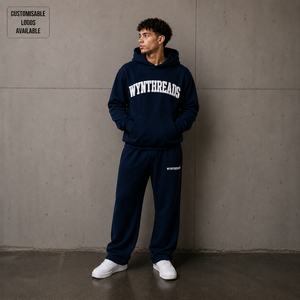 Ensemble 2 pièces personnalisé en molleton épais 350GSM 400GSM 450GSM unisexe, sweat-shirt et pantalon de survêtement oversize pour homme - Product Image 6