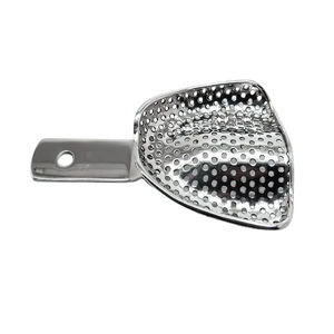 Dogmatic International DM733 Juego de Instrumentos Quirúrgicos Dentales de Acero Inoxidable, Bandejas de Impresión para Dentaduras Postizas Grandes Reutilizables de Alto Brillo - Product Image 3