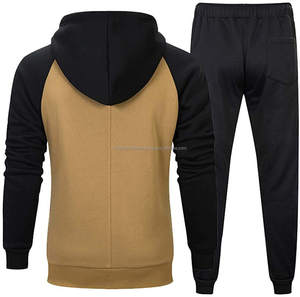Ensemble sweat à capuche et jogging, vêtements de sport, survêtement, Slim Fit, au Design personnalisé et Logo, manches en Raglan, Streetwear, nouveau, 2020 - Product Image 6