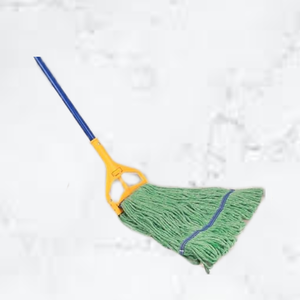 Mopa de Secado Rápido KSR Premium Verde, Diseño Reutilizable de Alta Calidad con Sistema de Escurrido Eficiente de 4 Lados y Banda Azul Resistente de 2 Pulgadas - Product Image 4