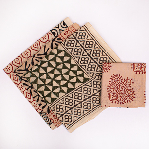 Cotton <b>Square</b> <b>Scarf</b> Floral Pattern Hand Block Print Multifunctional Casual Designer Fashion Bandana Environmentally Friendly - Product Image 3