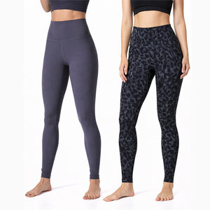 กางเกงโยคะพิมพ์ลายสำหรับผู้หญิงแบบสั่งทำพิเศษ กางเกงออกกำลังกายแฟชั่นยืดหยุ่นสำหรับฟิตเนสและกิจกรรมกีฬา - Product Image 1