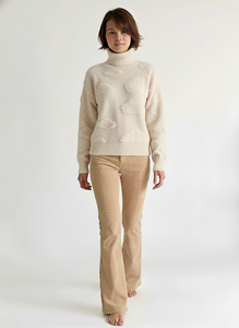 Cárdigan de Invierno para Mujer, Personalizado, con Cuello en V, Anti-Pilling, Anti-Arrugas, Jacquard, Manga Larga, Tejido Cálido, Informal, de Nailon, Suave - Product Image 2