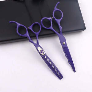 Kit de Barbier Professionnel : Ciseaux et Lames Noires pour Salon de Beauté – Ciseaux de Démêlage pour Adultes – Prix de Gros - Product Image 2