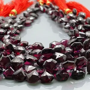 Rodolita Granate Natural 8-8.5mm, Cuentas de Corazón Briolette Grado AAA para Fabricación de Joyas al por Mayor - Product Image 5