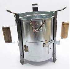 Parrilla de Carbón de Acero Inoxidable con Rejilla Extraíble - Product Image 1