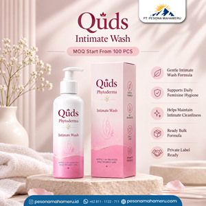 Nettoyant intime Quds Phytoderma pour l'hygiène féminine, soin quotidien doux et équilibré au pH - Product Image 3