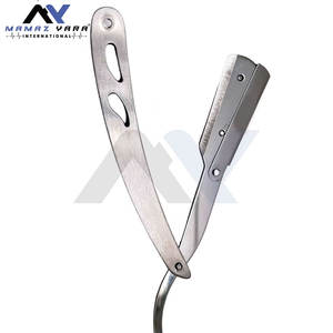 Navaja de Afeitar Profesional de Acero Inoxidable Premium, Navaja de Afeitar de Filo Recto para el Cuidado Personal Masculino, Uso en Salón de Belleza, Duradera - Product Image 4