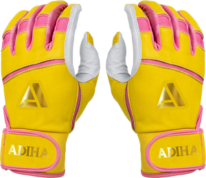 Top Premium Leather Baseball Batting Gloves Right/Left Hand with Custom Logo High Quality Durable Breathable Adiha Impex - Product Image 1