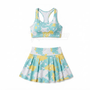 Factory Direct Supply New Stock High Quality Lightweight/Eco-Friendly 100% Polyester Women <b>Cheerleading</b> Uniform Good Design - Product Image 3