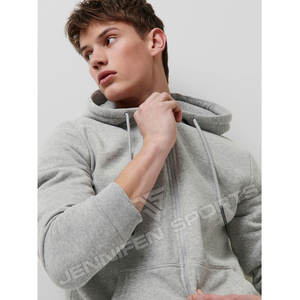 Sudadera con capucha corta y cremallera, estilo boxy, unisex, streetwear, oversize, personalizada con logo impreso, de invierno, teñida lisa, 100% algodón para hombre - Product Image 4