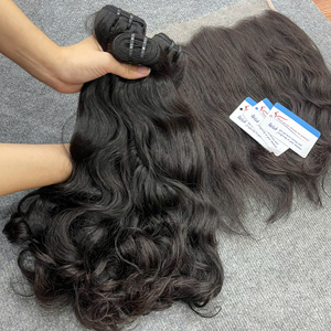 Proveedor de Cabello Natural: Extensiones de Cabello Ondulado Natural de Doble Trama, Paquetes de Cabello Virgen en Varios Colores, Combo de Colores Naturales para Hacer Pelucas - Product Image 2