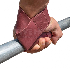 Heavy Duty Leather Lifting Straps Durable Gym Straps For <b>Strength</b> <b>Training</b> And Bodybuilding Use - Product Image 6