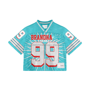 USA TRADE Custom Logo Men's <b>Top</b> Sport Team Training <b>Mesh</b> Jersey Football and Baseball Uniform with Soccer Uniform T Shirt - Product Image 3