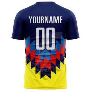 Maillot de football personnalisé en polyester respirant à manches courtes pour adulte, idéal pour l'été et le sport – Vente en gros - Product Image 3