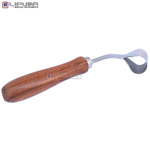 Cuchillo de Herrador Suizo de Doble Filo de 7 Pulgadas, Hoja Curva, Mango Redondo de Madera, para Mano Derecha, Herramienta Multiusos para Ganado - Product Image 6