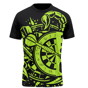 Ropa de Dardos Transpirable Personalizada al por Mayor, Jersey de Dardos de Poliéster de Alta Calidad con Nombre Personalizado en la Parte Delantera, Ropa de Dardos Sublimada - Product Image 2