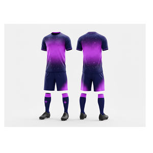 Maillots de football personnalisés sublimés avec shorts assortis |   Tailles pour hommes, femmes et jeunes |   Vêtements de sport légers et à séchage rapide - Product Image 5