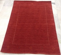 Maschinell Gefertigter Lori Buff Wollteppich |   Moderner Teppich |   Wendbare, fleckenresistente, umweltfreundliche Teppiche mit Jute-Rückseite |   Blumig