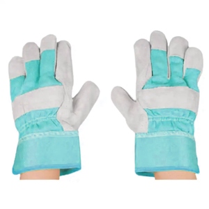 ถุงมือทำงานหนังวัวแคนาดาคุณภาพสูง ทนความร้อนและการเสียดสี บุด้วยผ้าฝ้าย สามารถปรับแต่งโลโก้ได้ เหมาะสำหรับคนงาน - Product Image 3