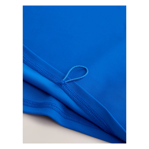 Men's <b>Blue</b> Short Sleeve Compression <b>T</b>-Shirt Slim Fit Quick Dry Knitted Polyester O-Neck Casual Solid Color - Product Image 5
