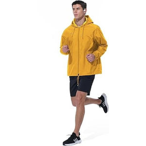 เสื้อแจ็คเก็ตกันลมน้ำหนักเบา ระบายอากาศได้ดี กันน้ำ สำหรับผู้ชาย ดีไซน์ใหม่ รุ่นฮิต ซีรีส์เสื้อแจ็คเก็ตกันลมสำหรับกิจกรรมกลางแจ้ง แบบมีฮู้ด - Product Image 1