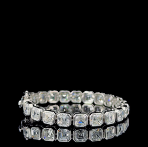 Pulsera de Diamantes Cultivados en Laboratorio con Corte Esmeralda Personalizada – Joyería Fina de Diamantes de Lujo en Oro para Uso Diario - Product Image 4