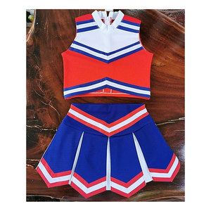 Costume de pom-pom girl pour petites filles, enfants, uniforme de cheerleading avec pompons, tenue sportive, esprit scolaire, déguisement - Product Image 3