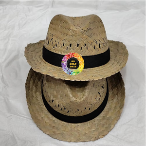 Nice design Farmhouse style natural <b>straw</b> <b>hats</b> for men cowboy <b>hats</b> <b>straw</b> handwoven western <b>straw</b> <b>hat</b> from Vietnam - Product Image 1