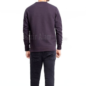 Sweat-shirts pour hommes en tissu doux, col rond, mélange de coton, pour le bureau, les occasions décontractées et les week-ends. - Product Image 5