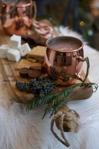 Hammered copper mug set garden pathway beverage <b>cups</b> <b>reusable</b> premium cocktail mugs durable serving - Product Image 2