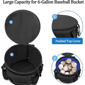 Baseball Ball Bag Lightweight Design Durable Fabric Training Equipment Storage Bag For Baseball Practice Easy To Carry Bag Gear - Product Image 3