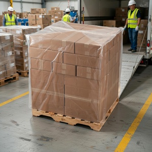 Fundas de Polietileno Transparente de 3 Mil para Palés, 55x53x75, Bolsas de Plástico con Refuerzo, Protección y Amortiguación para Almacenes Industriales, Venta al Por Mayor - Product Image 2