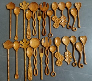 High Quality Wooden Spoon Durable Wooden Spoon Solid Wood Heat Resistant Design for Professional <b>Kitchen</b> and Home Cooking - Product Image 6