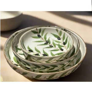 Bol à fruits au design moderne et unique, bol en bois pour dattes, bol en bois émaillé imprimé fait main, vente chaude - Product Image 4