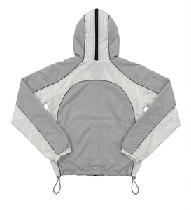 High Quality Custom Color Block Windbreaker Tracksuit Nylon Jacket and Shorts <b>Set</b> for Men Streetwear Sportswear Outfit - Product Image 2