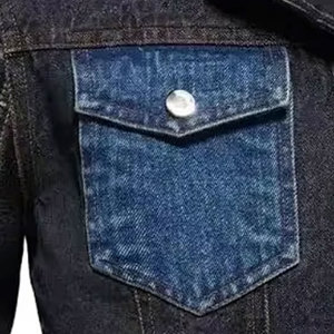 Chaqueta de Cuero Personalizada de Calidad Profesional para Hombre con Diseño Bordado, Negra y Azul, Informal, para Invierno, Hecha en Pakistán - Product Image 4