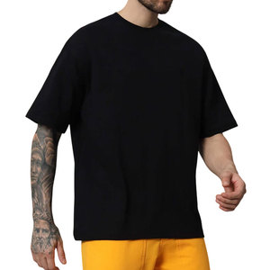 เสื้อยืดผู้ชายโอเวอร์ไซส์ผ้าคอตตอนพิมพ์ลายโลโก้ดิจิทัลสำหรับผู้ชายเสื้อยืดพิมพ์ลายพัฟ3D น้ำหนักมาก - Product Image 5