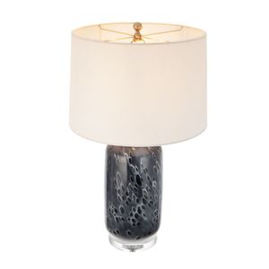 Lampada da Tavolo Ellis in Vetro D16.9 XH28, Elegante e Raffinata Decorazione per la Casa - Product Image 3