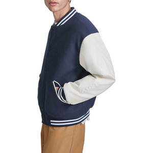 Blouson universitaire tendance 2026 pour hommes et femmes, coupe oversize, style streetwear, blouson Letterman, logo personnalisé OEM ODM - Product Image 4
