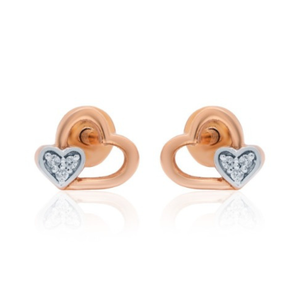 Pendientes de Diamantes CZ en Oro Rosa, Chapados en Oro de 14K, Joyería de Lujo para Mujer, Elegantes para Fiestas, Uso Diario, Regalos - Product Image 5
