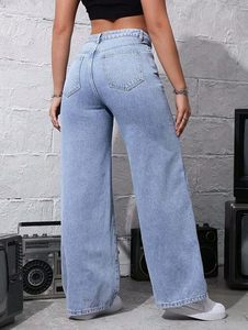 Jeans de Mezclilla para Mujer, Elegantes, Cómodos para Uso Diario, Estilo Casual - Product Image 3