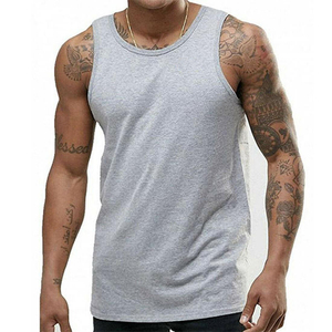Débardeur minimaliste pour homme, chemise blanche sans manches polyvalente, en coton peigné de haute qualité, indispensable au quotidien - Product Image 6