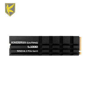 2TB M.2 PCIe Gen5 NVMe SSD <b>Internal</b> Solid State <b>Drive</b> with Heatsink Metal Shell for Gaming AI Desktop - Product Image 1