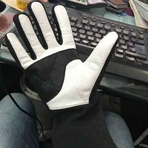 Certifié SFI 3.3/5 Logo personnalisable Gants de course résistants aux flammes Vêtements de sport en cuir véritable Taille Plus pour la conduite automobile - Product Image 3